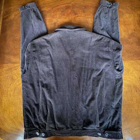 J Crew jacket full zip corduroy brown XL - Picture 6 of 13